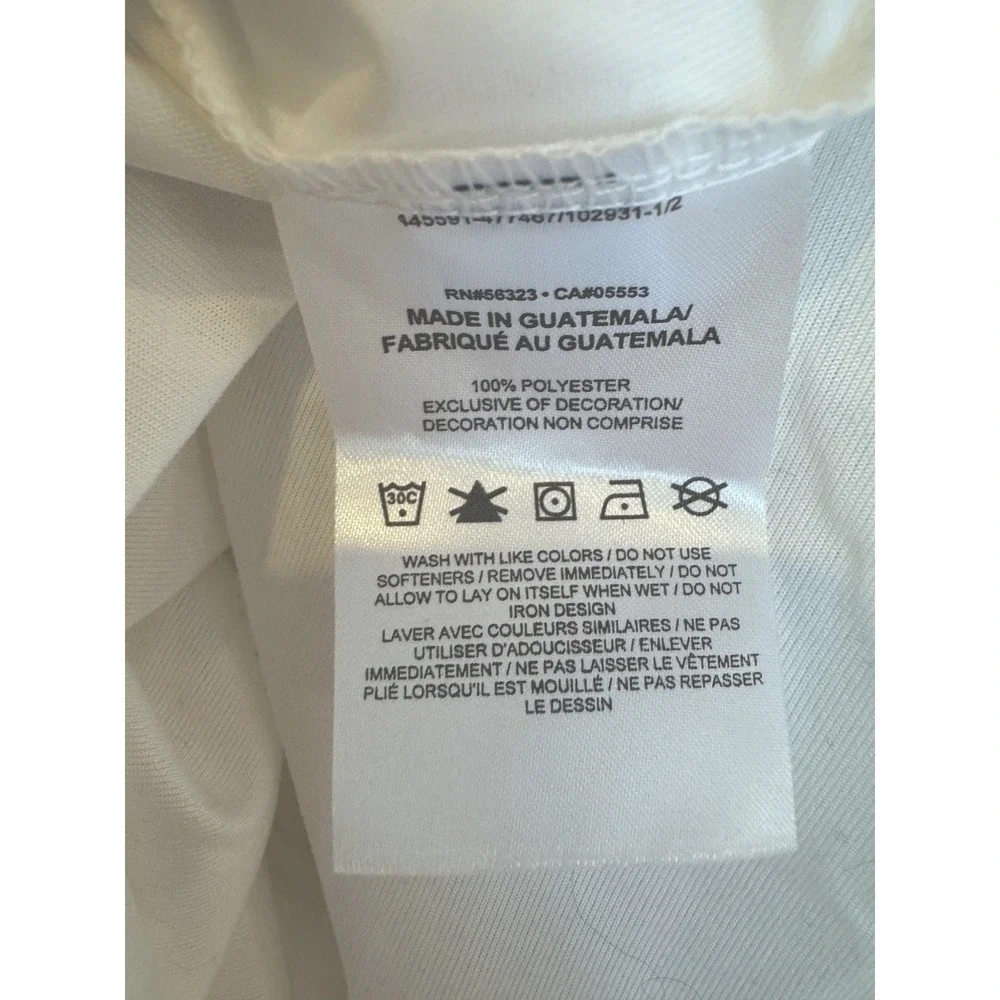 NEW The Nike Tee Kids Size Large White Dri-Fit Golf Athletic Training T-Shirt